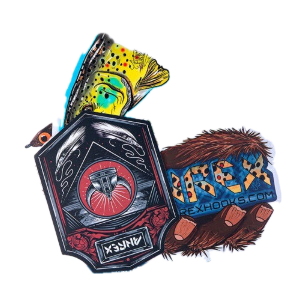 Ahrex Trout Predator Sticker Pack #1
