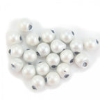 Traun River Tungsten Off Center Beads (pearl white)
