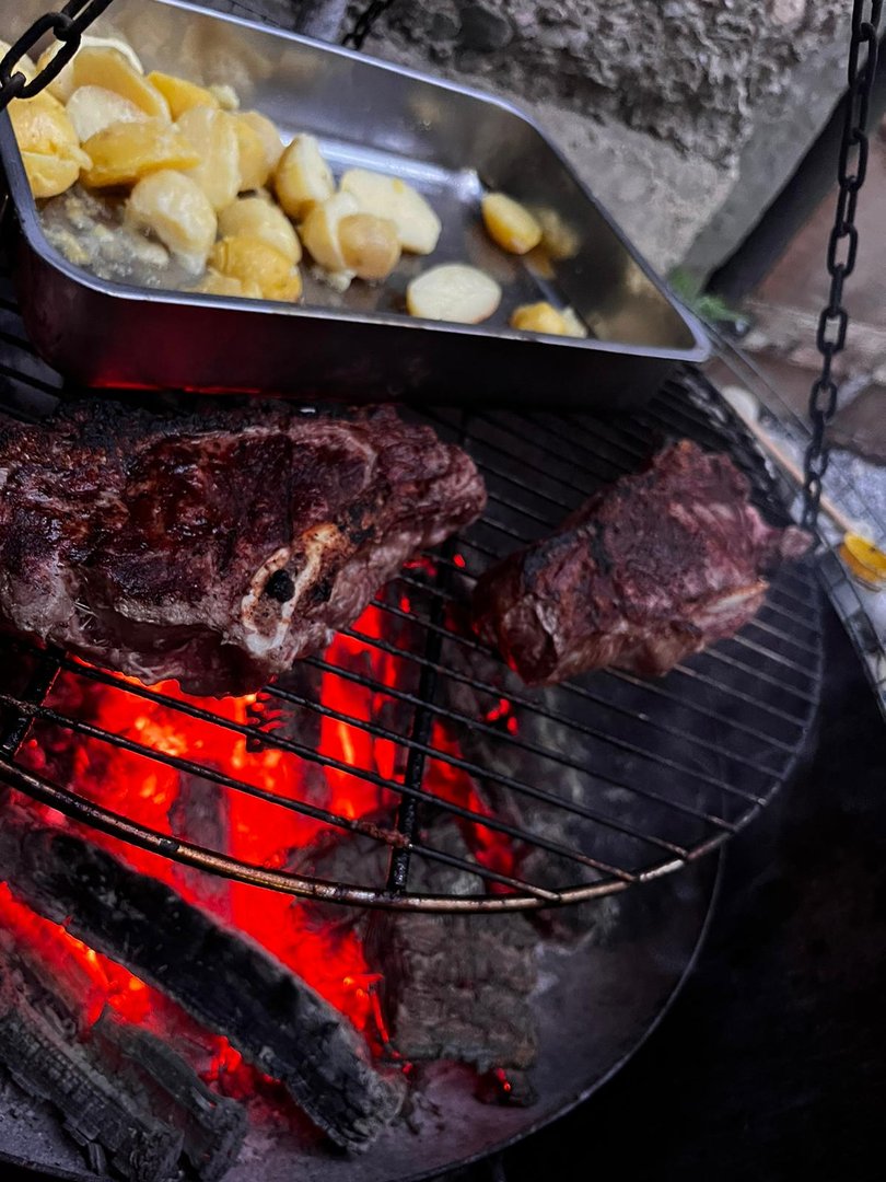 Grillen am Abend
