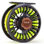 Traun River Solid Fliegenrolle (black/coffee)