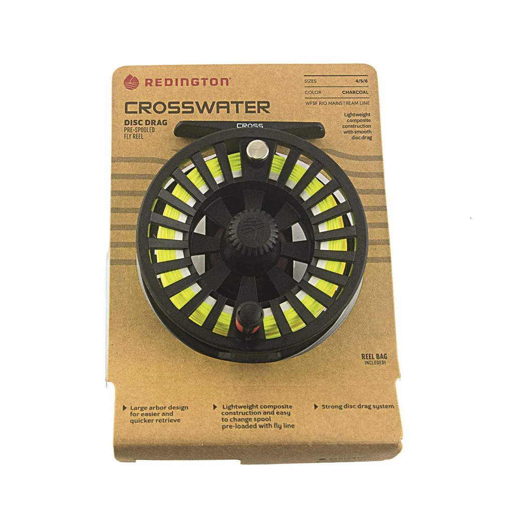 Redington Crosswater IV Fliegenrolle - prespooled