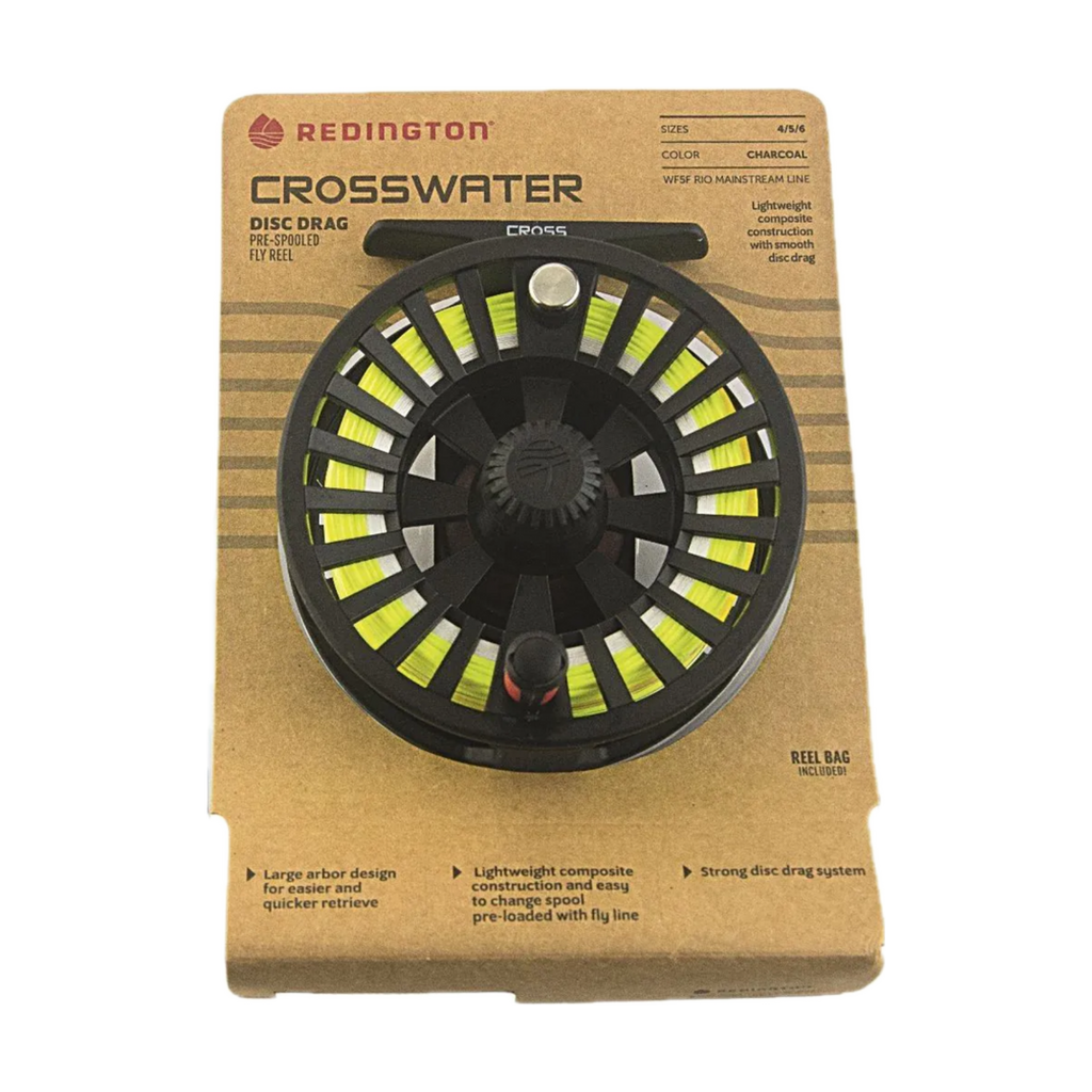 Redington Crosswater IV Fliegenrolle - prespooled
