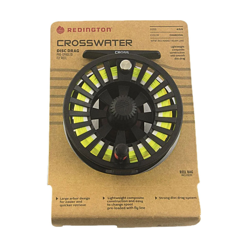 Redington Crosswater IV Fliegenrolle - prespooled