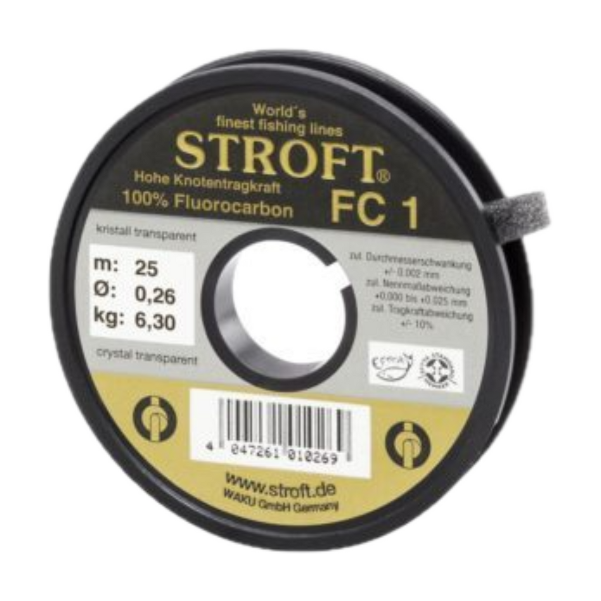 Stroft FC1 100% Fluorocarbon Vorfachmaterial