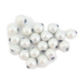 Traun River Tungsten Off Center Beads (pearl white)