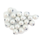 Traun River Tungsten Off Center Beads (pearl white)