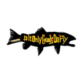 Vision It Only Counts On Fly Aufkleber - Forelle 40x17 cm