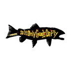 Vision It Only Counts On Fly Aufkleber - Forelle 40x17 cm