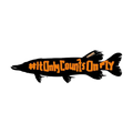 Vision It Only Counts On Fly Aufkleber - Hecht 40x12 cm