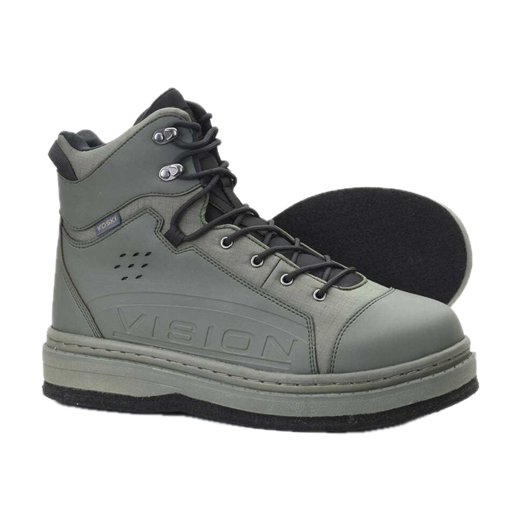 Vision KOSKI Grün Watschuh mit Filzsohle