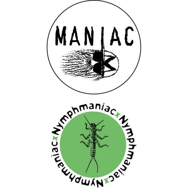 Vision Maniac Doppelaufkleber - Rund 6 cm